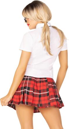 Костюм для свята Leg Avenue Sweetie - вчителька, білий, розмір M, комплект нижньої білизни