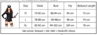 Костюм поліцейського для дорослих, чорний, для рольових ігор та свят, M-XL