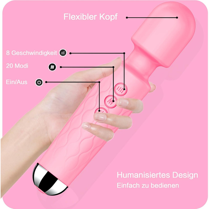 Вібратор дилда для жінок, G-точка, стимуляція клітора, 8 режимів, набір вібраторів, рожевий колір