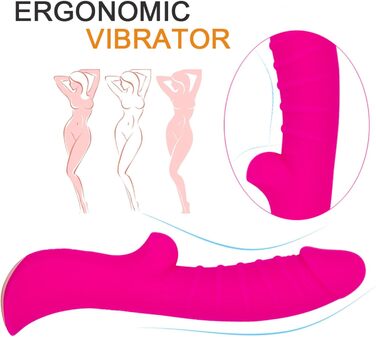 Вібратор G-Spot для жінок, 10 режимів, червоний | Інтимні іграшки для дорослих