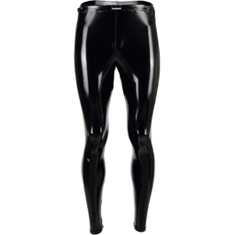 Чоловічі шкіряні лосини Vantissimo, виготовлені в Німеччині. Чорні лосини з ефектом лаку, облягаючі, з штучної шкіри. Модель Meggings Wetlook Leggings XXL