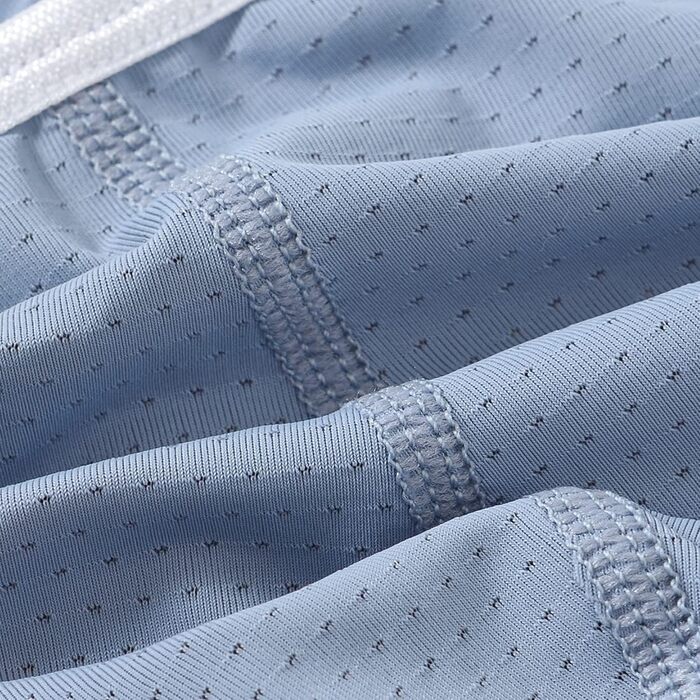 Танга чоловічі з сіткою, великі кишені, м'які, світло-сірі, XXL