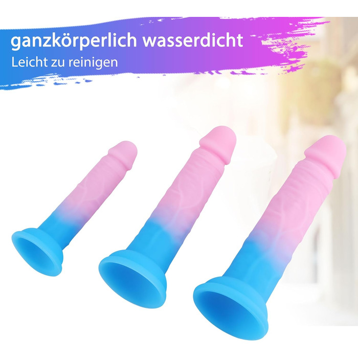 Анальні секс-іграшки Anale Stecker: набір з 4 розмірів, стимулятори G-точки та простати, для новачків (рожевий, блакитний)