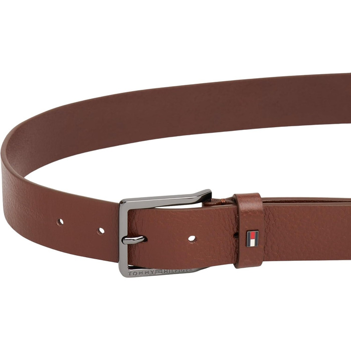 Чоловічий шкіряний ремінь Tommy Hilfiger Oliver, коричневий (Coffee Bean), 110 см