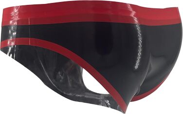 Чоловічі латексні шорти ABWL: стильні труси з натурального латексу, Cosplay, клубний одяг, чорний колір, розмір M