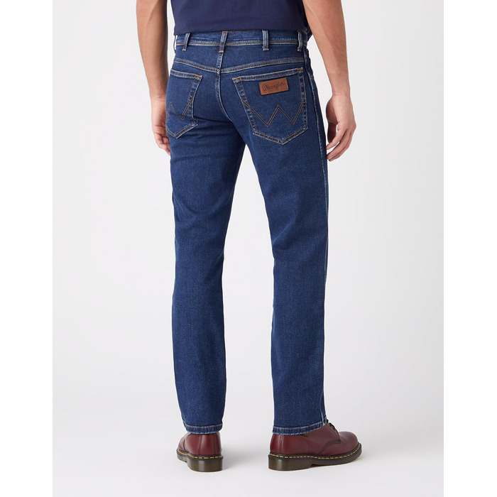 Чоловічі джинси Wrangler Texas Authentic Straight Fit, колір Darkstone Blue, 36W / 30L