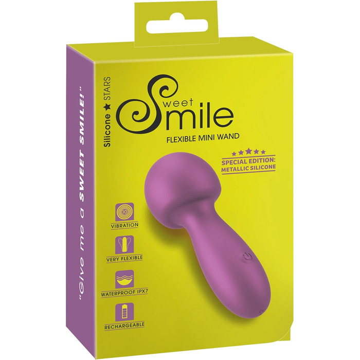 Вібратор Sweet Smile Flexible - Міні-вібратор Rosa 3,3 см