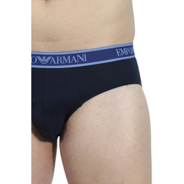 Труси чоловічі Emporio Armani (3 шт.) (L, Морський/Блакитний/Індиго)