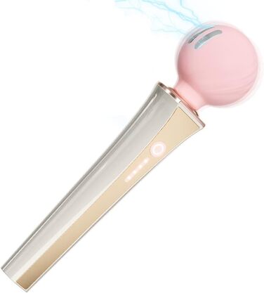 Вібратор Guspiun Stromschlag AV для жінок: 10 режимів вібрації, 5 рівнів електрошоку, стимулятор клітора та грудей, набір для пар