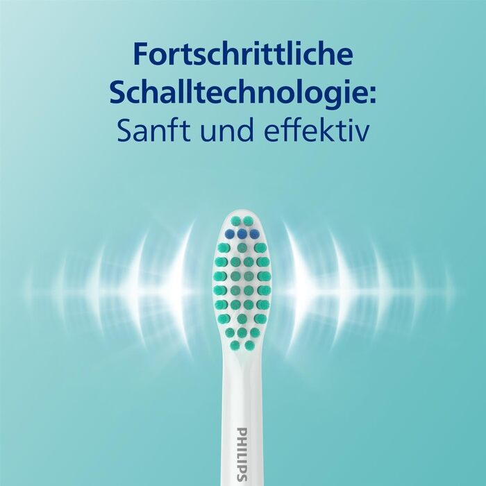Електрична звукова зубна щітка Philips Sonicare 3100 з контролем натиску та таймером, біла, набір 2 шт. (HX3675/13)
