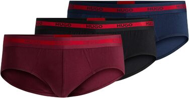 Труси чоловічі HUGO (XXL, 3 шт.) з логотипом Triplet Planet, бавовна, стрейч
