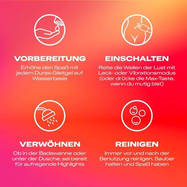 Інтимна іграшка Durex Slide & Vibe для чоловіків та пар - вібратор з 7 режимами вібрації та 3 режимами лизання, USB-зарядка, водонепроникний