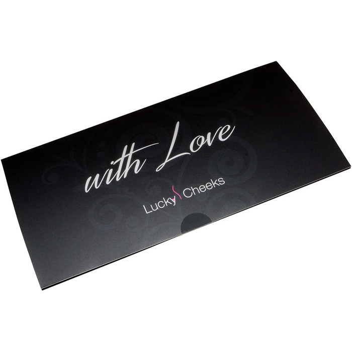 Маска для очей Lucky Cheeks Queen of Love - Чорний/Золотий колір