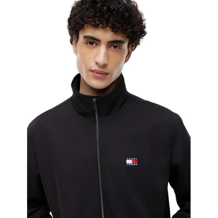 Чоловіча куртка Tommy Jeans TJM Essential Jacket, чорна, розмір L