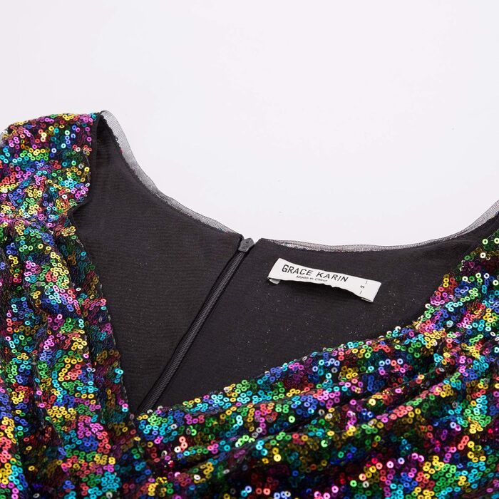 Сукня Grace Karin Daen Perlen Кльош середньої довжини в стилі ретро Rockabilly, складки (XL, CL061-10)