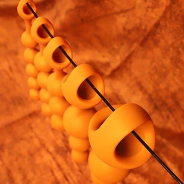 Анальні кульки з рідкого силікону Jomyu з ланцюгом для сексуальної стимуляції, анальний плаг з кільцем для утримання сперми, іграшки для секса, для чоловіків та жінок (XXL)