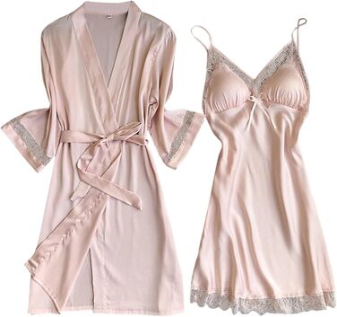 Піжама жіноча MILAX з квітковим принтом: нічна сорочка, халат, кімоно, банджі, нічна сукня (XL)