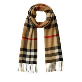 Унісекс шарф у клітинку KARMA.DIEM London Style, м'який зимовий шарф Classic Brown Plaid, 35x170 см