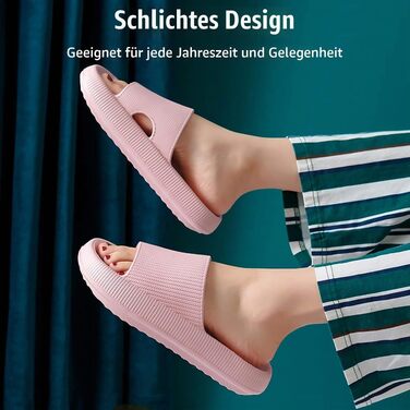 Ортопедичні капці Orthoslipper Original Wolkenschuhe з товстою м'якою підошвою, рожеві (розмір 42/43 EU)