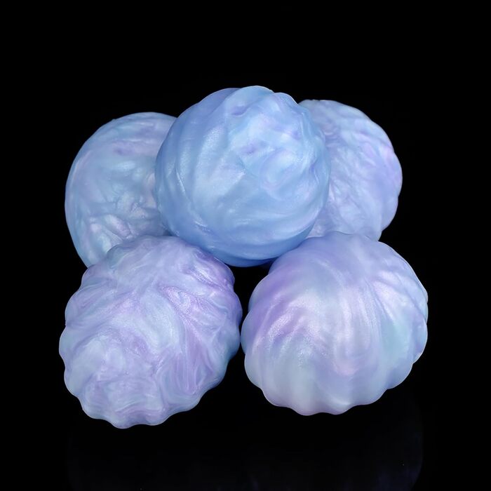 Анальні кульки з рідкого платиновиго силікону HXLXW для стимуляції G-точки та розширення анусу (3 шт.)