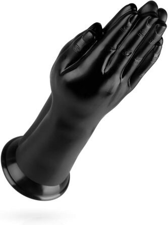 Анальний секс-іграшка BUTTR Double Trouble Fisting Dildo, Чорний, XXL, для досвідчених користувачів