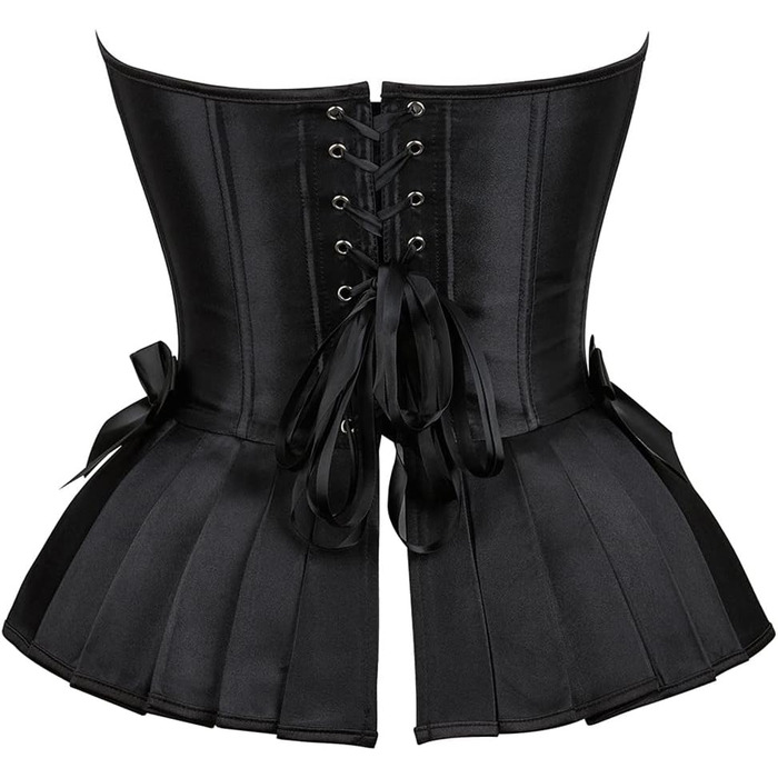 Корсет-корсет Grebrafan для жінок у готичному стилі, чорно-синій, для вечірок та свят