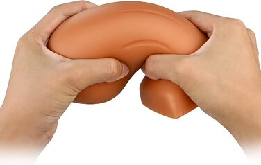 Анальний плагін Roluck Groß: золотий силіконовий анальний плагін, 13.5 x 7 см