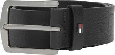 Чоловічий шкіряний ремінь Tommy Hilfiger Fester Gürtel, чорний, розмір 95