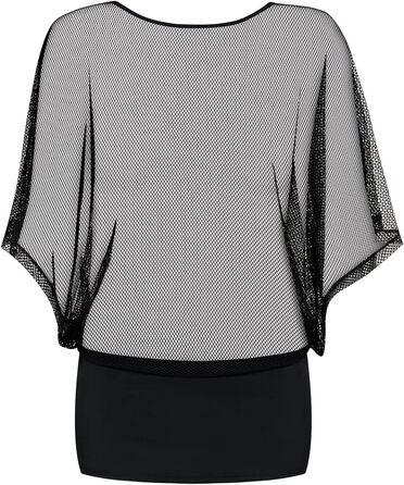 Сексуальний комплект жіночої ніжної білизни Selente Love & Fun: ніжна сорочка, babydoll, танга та шовкова маска для очей (L-XL, чорний мереживний)