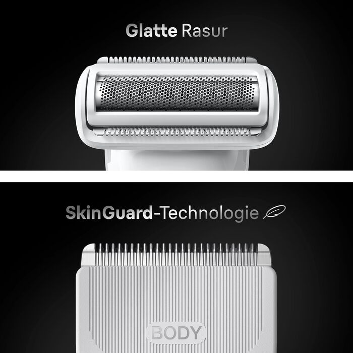 Тример для тіла та інтимних зон Braun Bodygroomer Series 7 BG7555, сірий — водонепроникний бездротовий чоловічий голений апарат з 8 насадками та чохлом