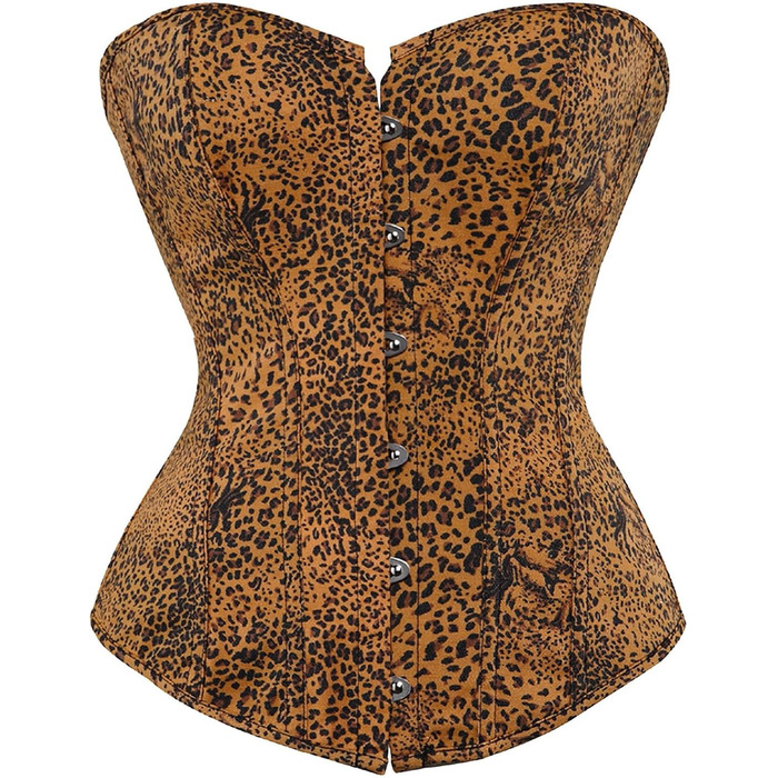 Корсаж жіночий CSKJ: корсетний топ готичний, вінтажний, для вечірки, карнавалу, весілля. Білий/Золотий, M