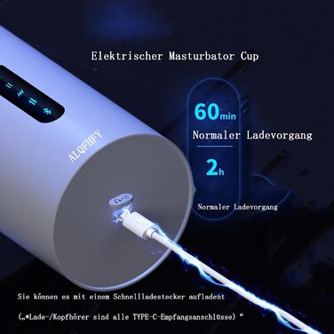 Електричний масажер для чоловіків з Bluetooth, нагрівання та вібрацією. Інтимні іграшки для соло-використання