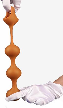 Анальні кульки з рідкого силікону, анальна цепь з кільцем для сперми, анальний мастурбатор, вагінальні кульки для стимуляції G-точки, іграшки для дорослих для жінок та чоловіків (XL)