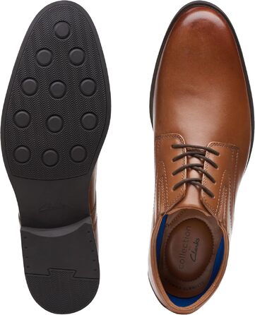Туфлі Clarks Whiddon, колір Dark Tan, розмір 42 EU