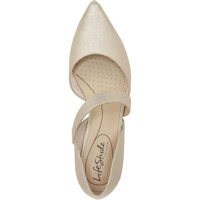 Жіночі туфлі-човники LifeStride Suki Pumps, сріблястий платиновий колір, розмір 42 EU