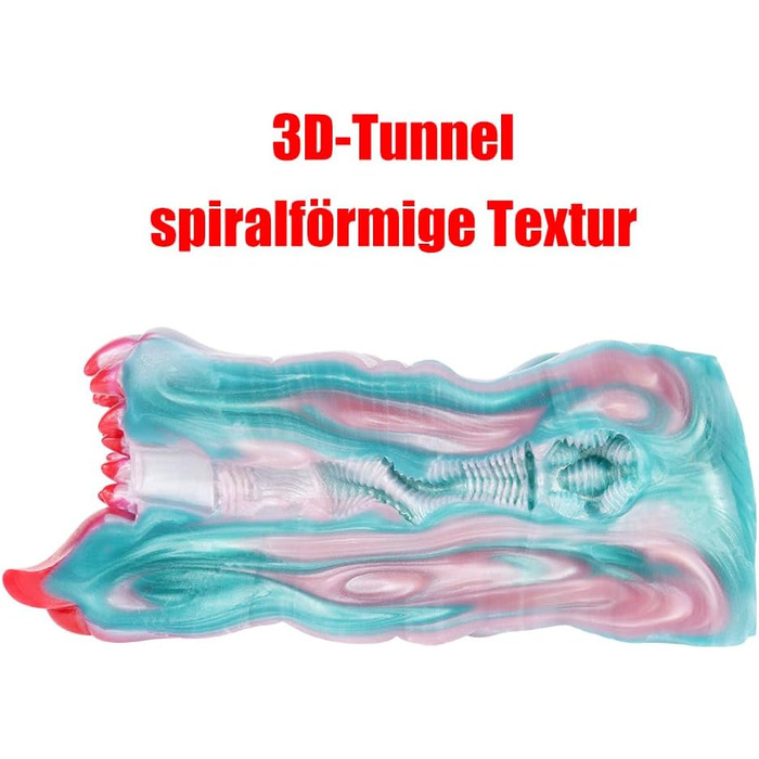 Силіконовий мастурбатор 'Монстр' 500г - реалістичний секс-іграшка для чоловіків, 3D дизайн