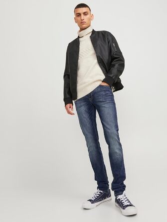 Чоловічі джинси Jack & Jones Glenn Original Slim Fit, сині (33W / 30L)