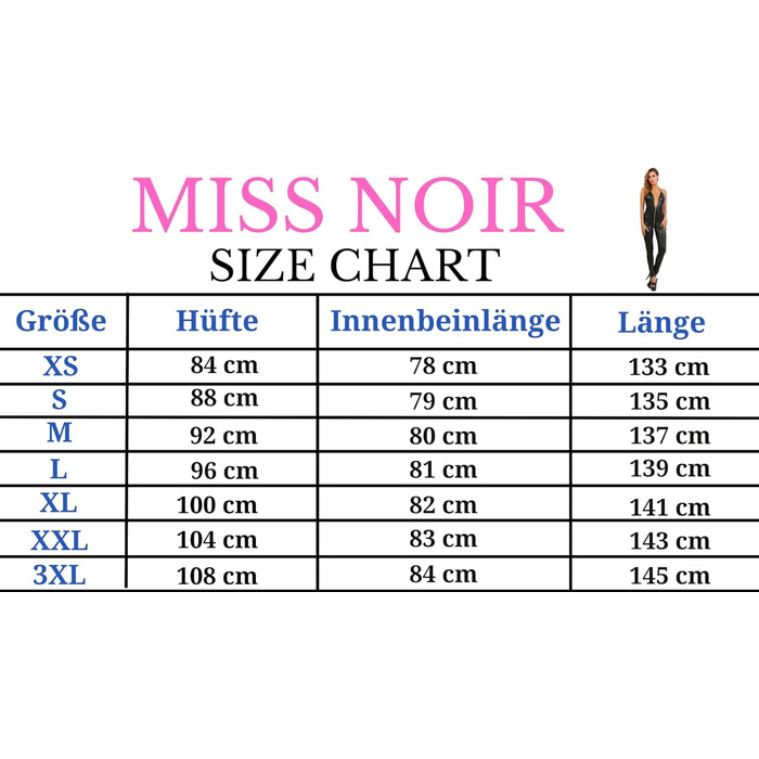 Комбінезон MISS NOIR 18235 з відкритим спиною у стилі Wetlook – чорний, розмір L