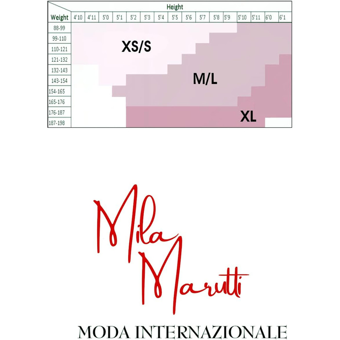 Чорні панчохи до стегон Mila Marutti для жінок, розмір M-L, виготовлено в ЄС