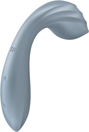 Satisfyer Mini Wand-er Connect App: вібратор для тіла з Bluetooth та керуванням через додаток | Водонепроникний (IPX7) | Компактний дизайн сірого кольору | Стимуляція G-точки та клітора для жінок