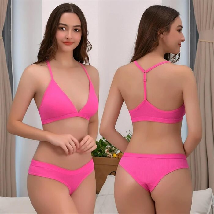 Сексуальний комплект білизни для жінок: бюстгальтер бралетта, труси-сліп, шорти, спортивний костюм, повсякденний набір, S-XL