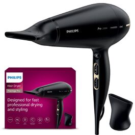 Професійний фен для волосся Philips Prestige Pro HPS920/00, 2300 Вт, з 2 насадками для стайлінгу