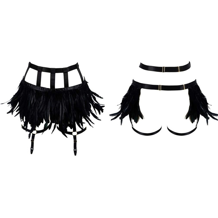 Жіночі мереживні накладки на стегна, ремінці для ніг, пояс-петлі, готичний стиль, для клубу, вечірки, танців, фестивалів (білий, чорний)