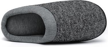 Зимові домашні капці Mishansha унісекс з пам'яттюю піною (Memory Foam), теплі та протиковзкі тапочки для чоловіків та жінок, розмір 47 EU, колір Space