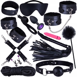 BDSM-набір Ero-Bull, чорний, 12 елементів