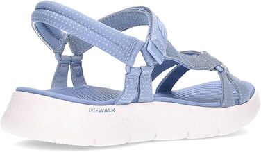 Жіночі сандалі Skechers Go Walk Flex, сині, текстильні (розмір 39 EU)