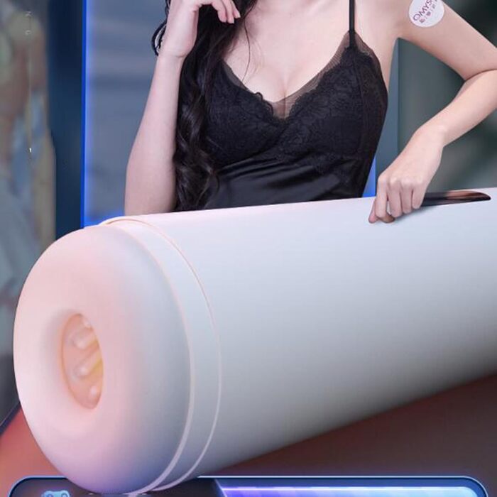 Електричний масажер для чоловіків з Bluetooth, нагрівання та вібрацією. Інтимні іграшки для соло-використання