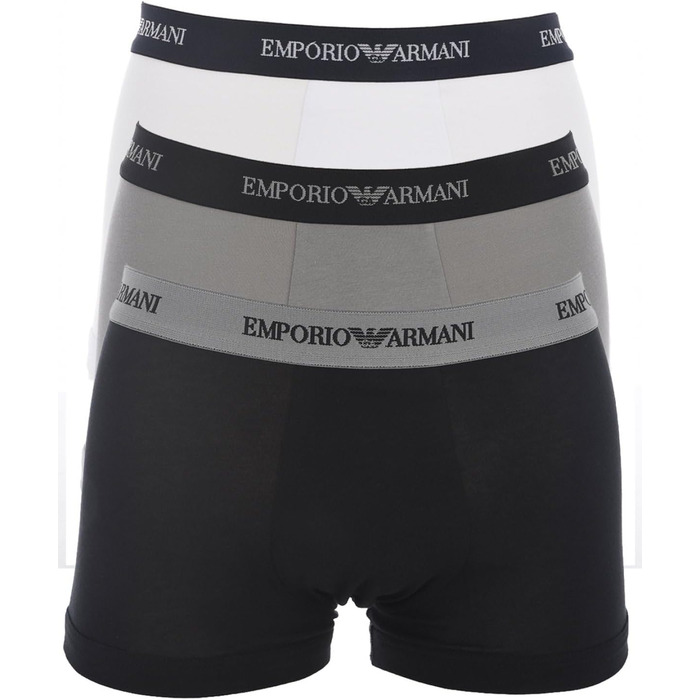 Труси Eporio Arani Essential Core Logoband (2 шт.) Білий/Морський (XXL, Білий/Чорний/Сірий)
