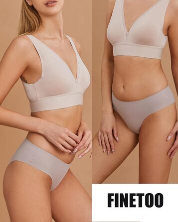 Набір трусиків FINETOO (10 шт.) - безшовні, жіночі, сексуальні, комфортні, XS-XL