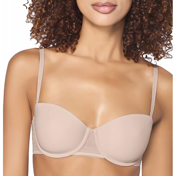 Слінгі Бра бюстгальтер Zero Lace WDP, повна чашка (75C, Рожевий - Світла комбінація)